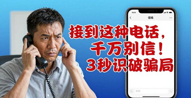 接到这种电话,千万别信!3秒就能识破骗局