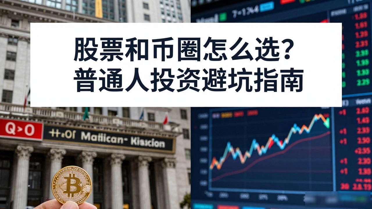 股票和币圈怎么选?普通人投资避坑指南