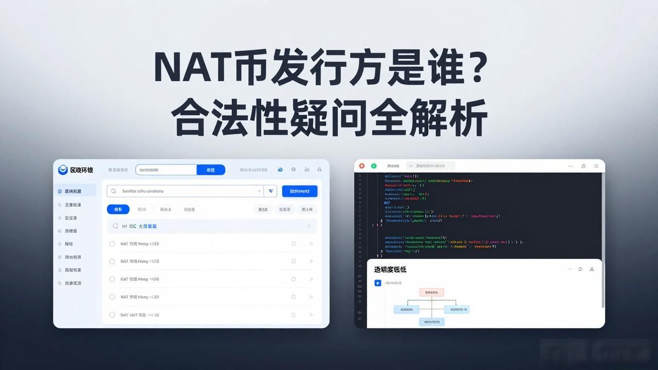 NAT币发行方是谁?合法性疑问全解析