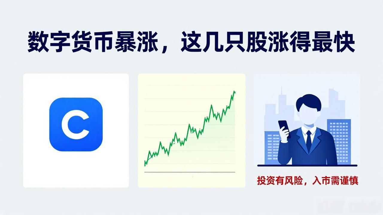 数字货币暴涨,这几只股涨得最快