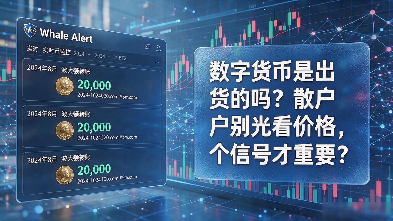 数字货币是出货的吗?散户别光看价格,这几个信号才重要