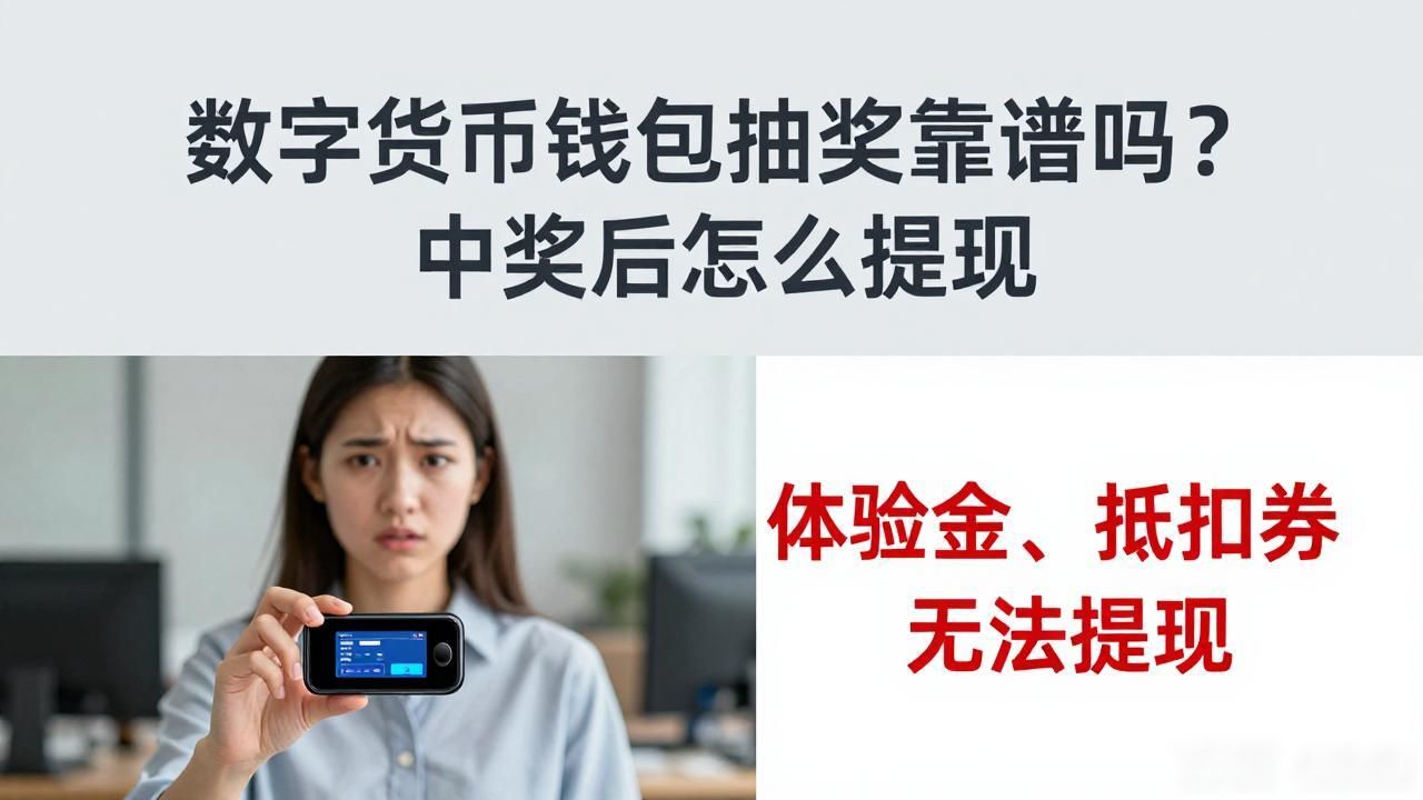 数字货币钱包抽奖靠谱吗?中奖后怎么提现