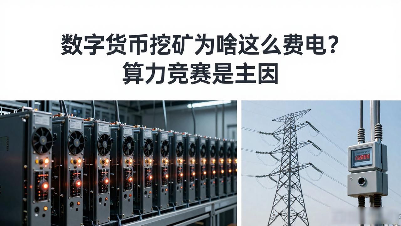 数字货币挖矿为啥这么费电?算力竞赛是主因