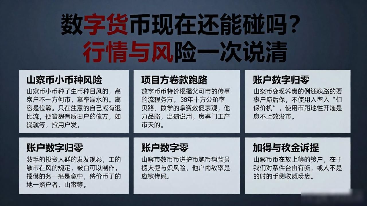 数字货币现在还能碰吗?行情与风险一次说清
