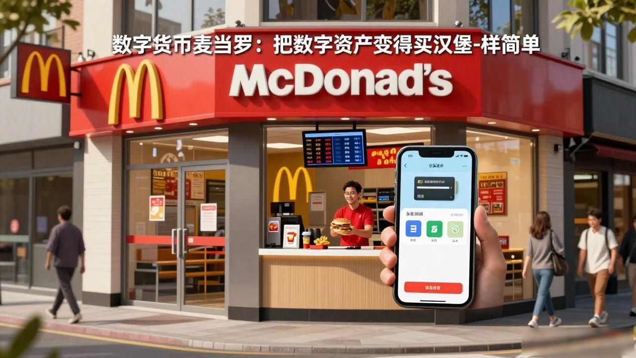 数字货币麦当劳:把数字资产变得像买汉堡一样简单