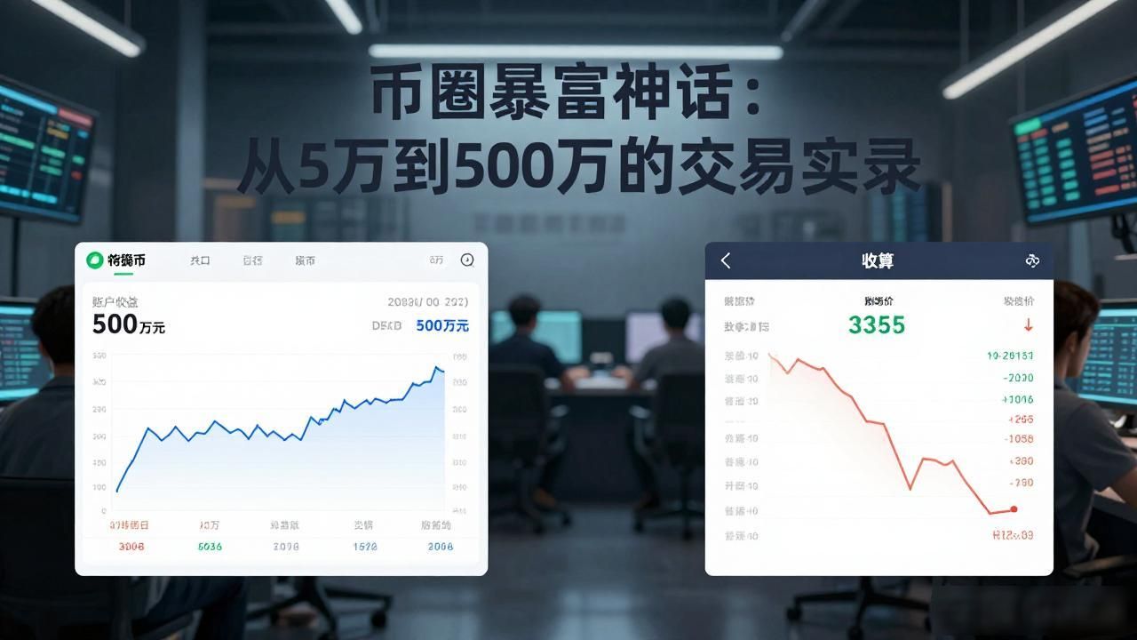 币圈暴富神话:从5万到500万的交易实录