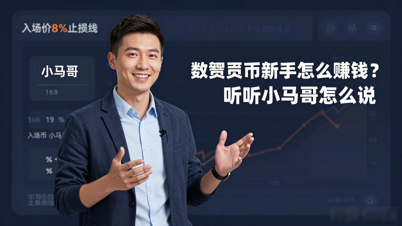 数字货币新手怎么赚钱?听听小马哥怎么说