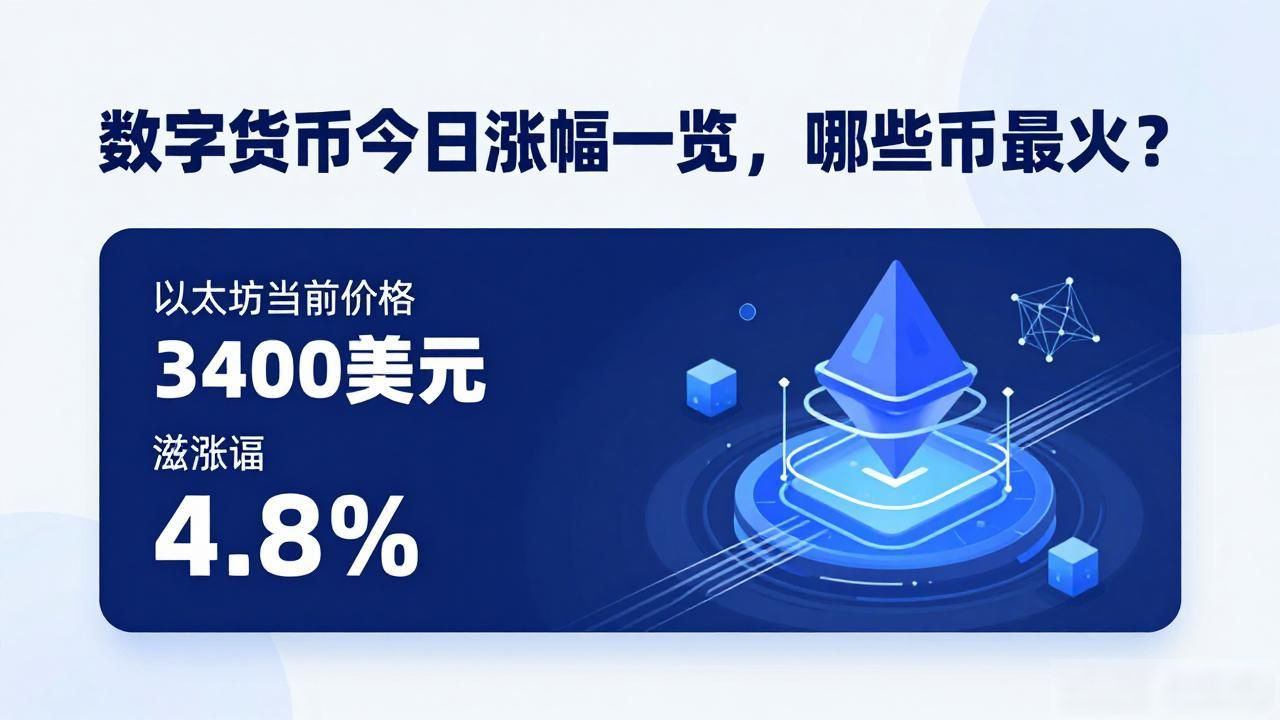 数字货币今日涨幅一览,哪些币最火?