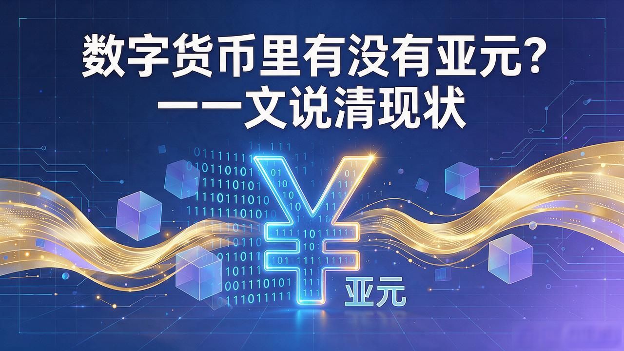 数字货币里有没有亚元?一文说清现状