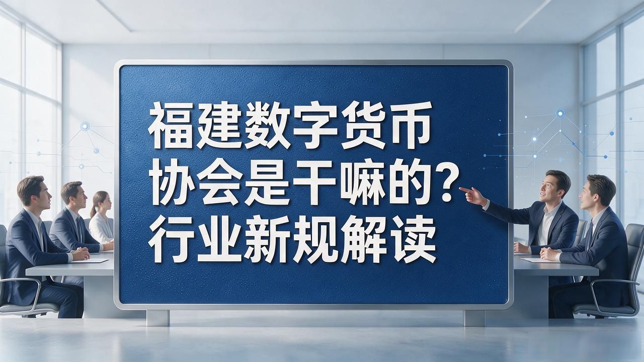 福建数字货币协会是干嘛的?行业新规解读