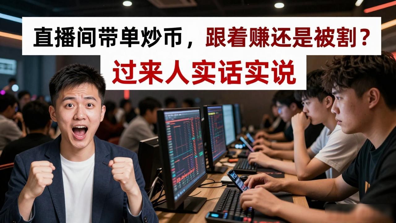 直播间带单炒币,跟着赚还是被割?过来人实话实说