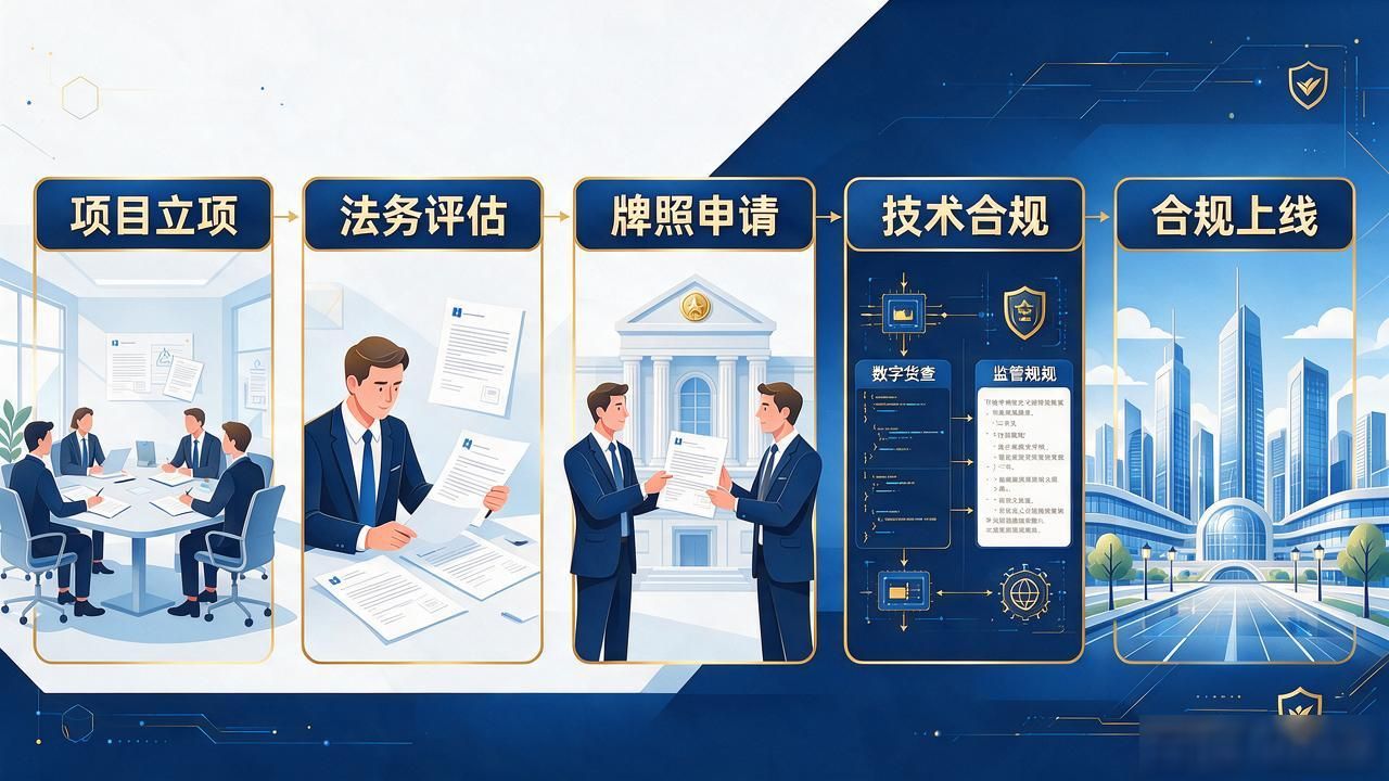 发行数字货币技巧:企业从立项到合规上线,五个节点不能少