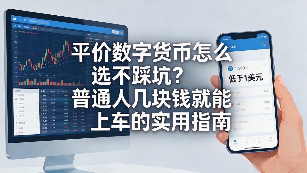 平价数字货币怎么选不踩坑?普通人几块钱就能上车的实用指南