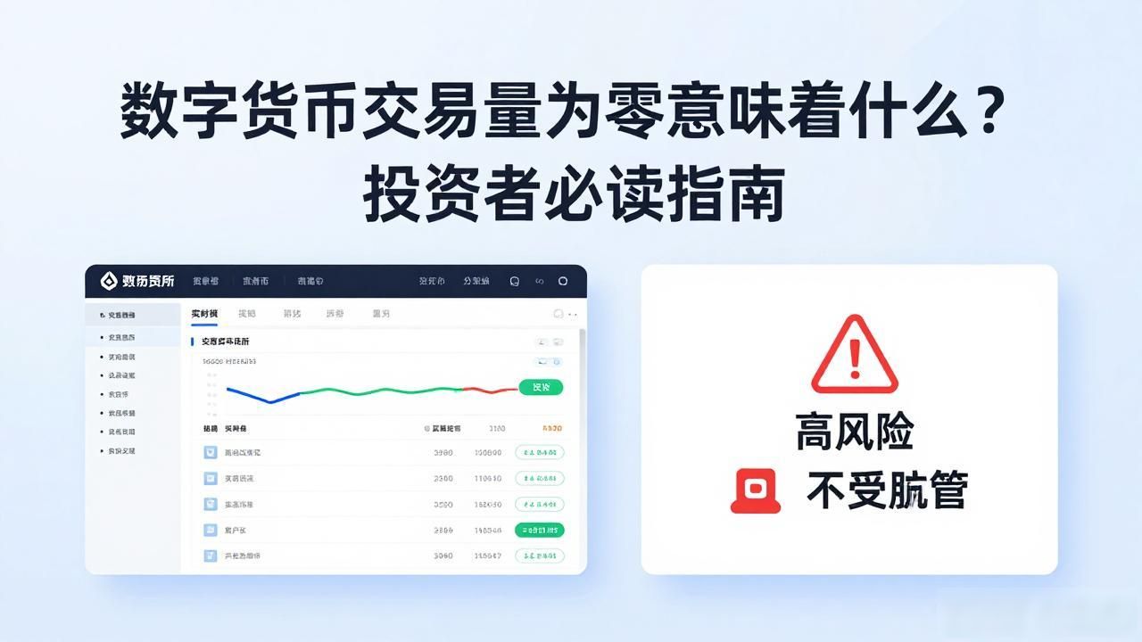 数字货币交易量为零意味着什么?投资者必读指南