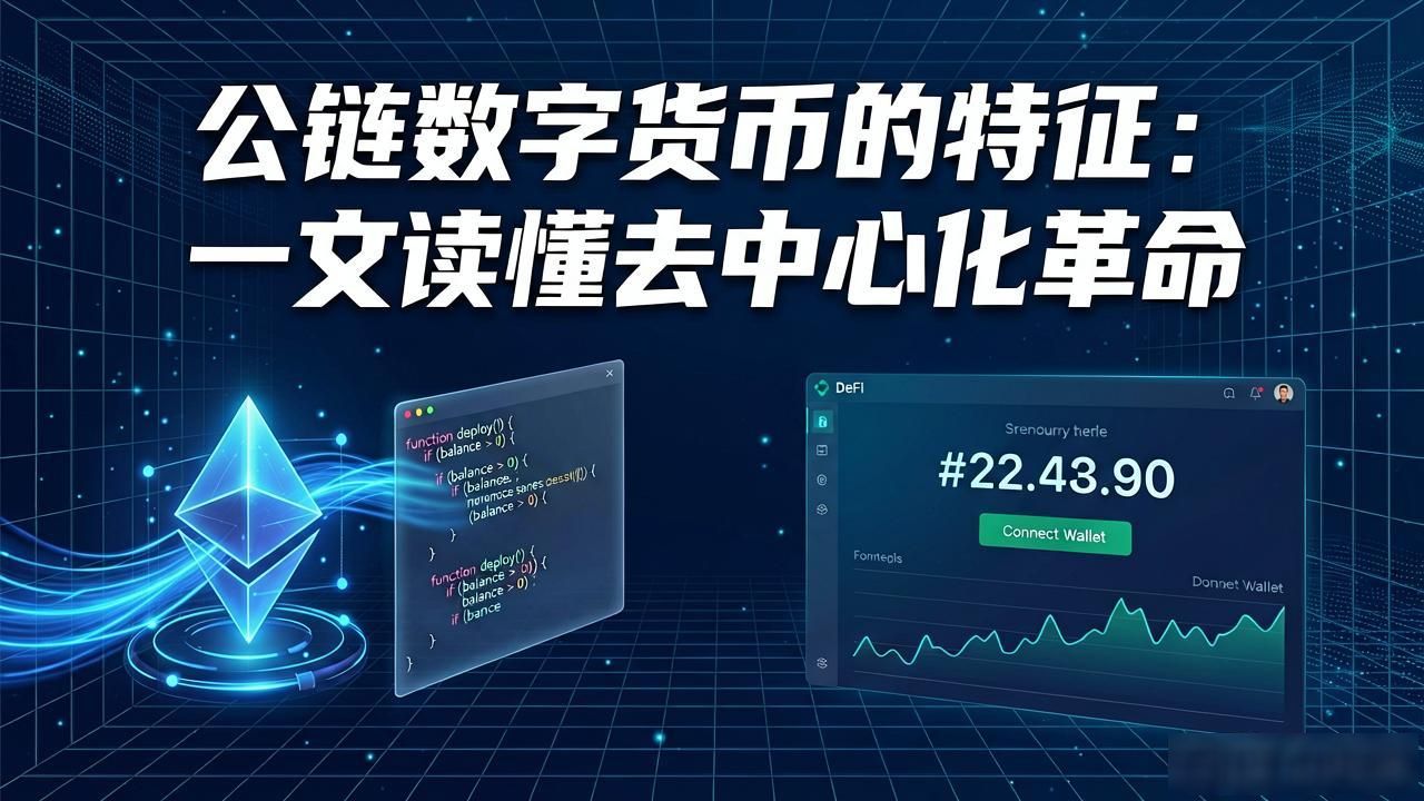 公链数字货币的特征:一文读懂去中心化革命