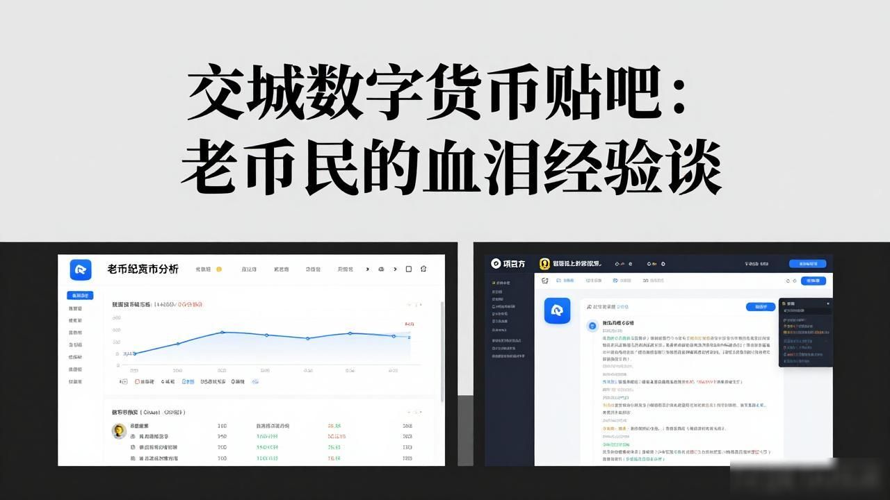 交城数字货币贴吧:老币民的血泪经验谈