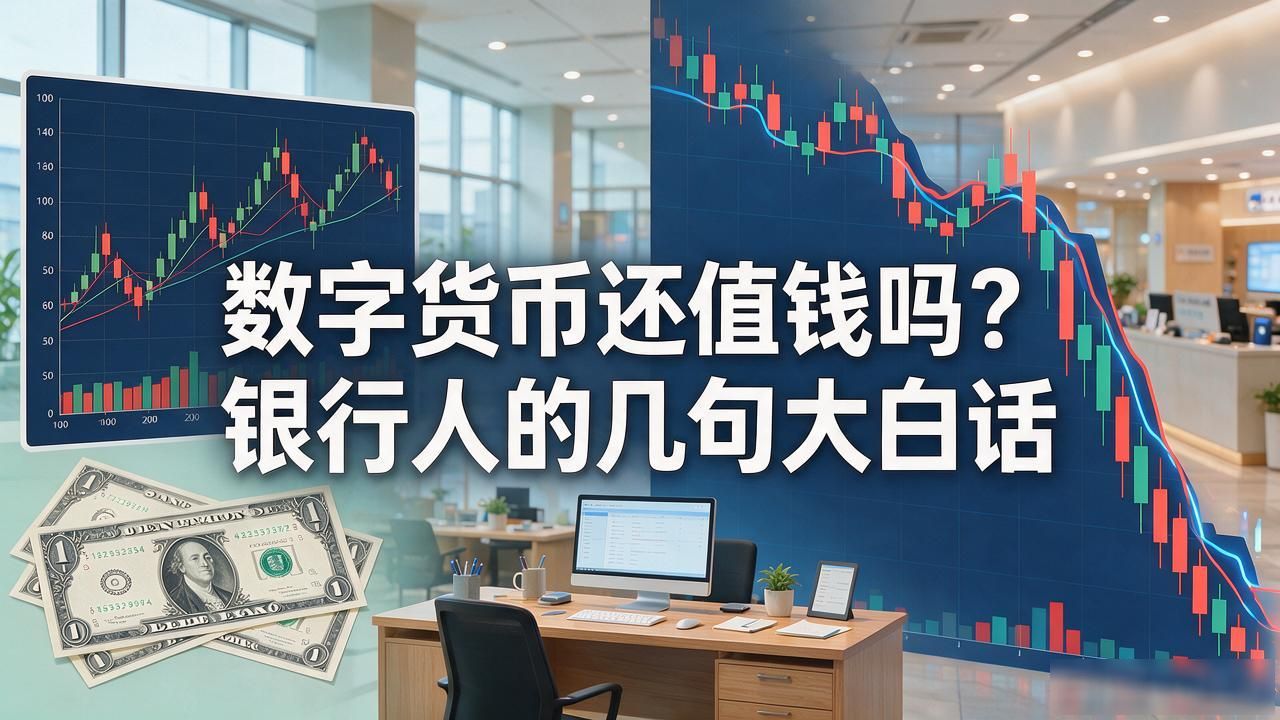 数字货币还值钱吗?银行人的几句大白话