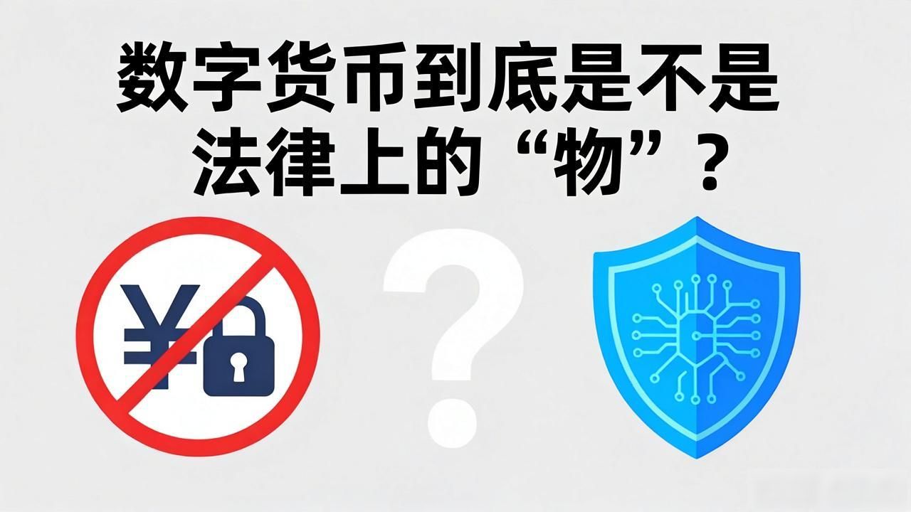 数字货币到底是不是法律上的“物”?