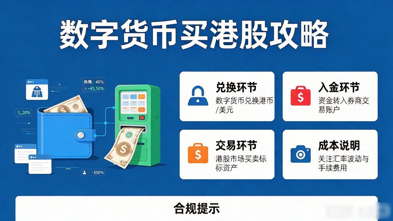 数字货币买港股真的可行吗?完整攻略来了