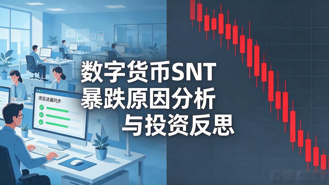 数字货币SNT暴跌原因分析与投资反思
