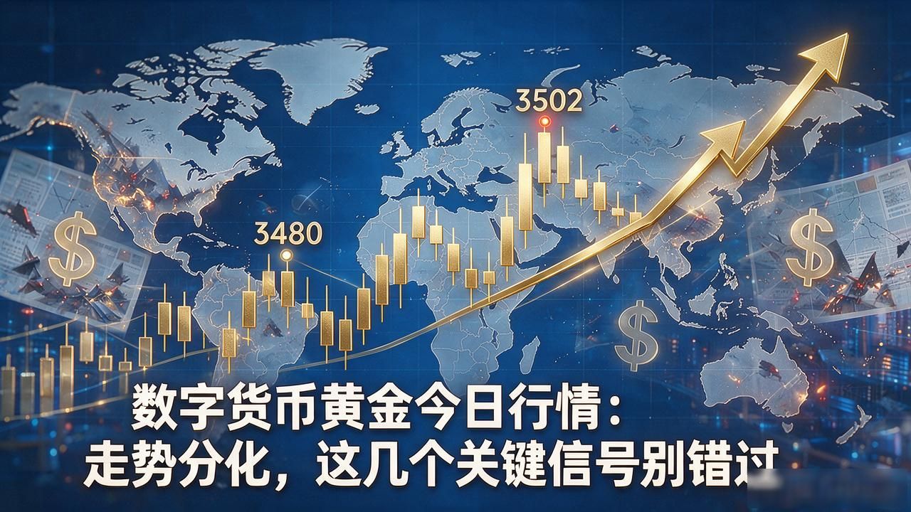 数字货币黄金今日行情:走势分化,这几个关键信号别错过
