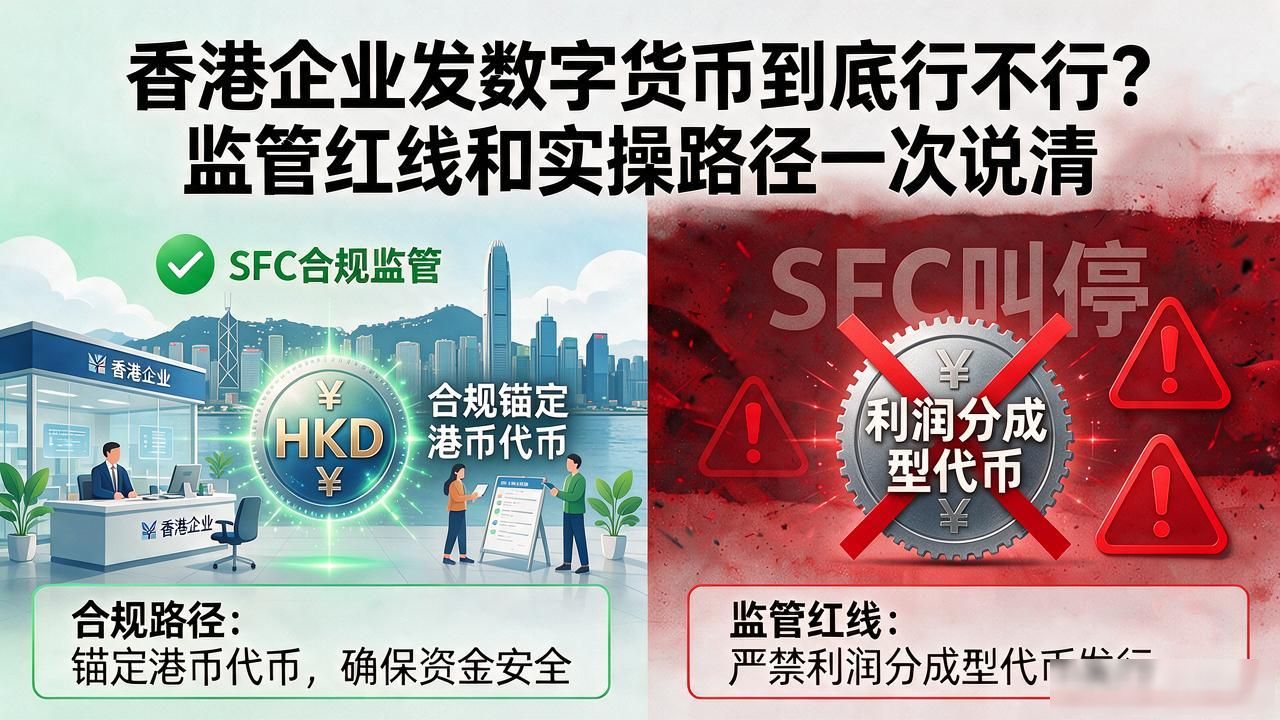 香港企业发数字货币到底行不行?监管红线和实操路径一次说清
