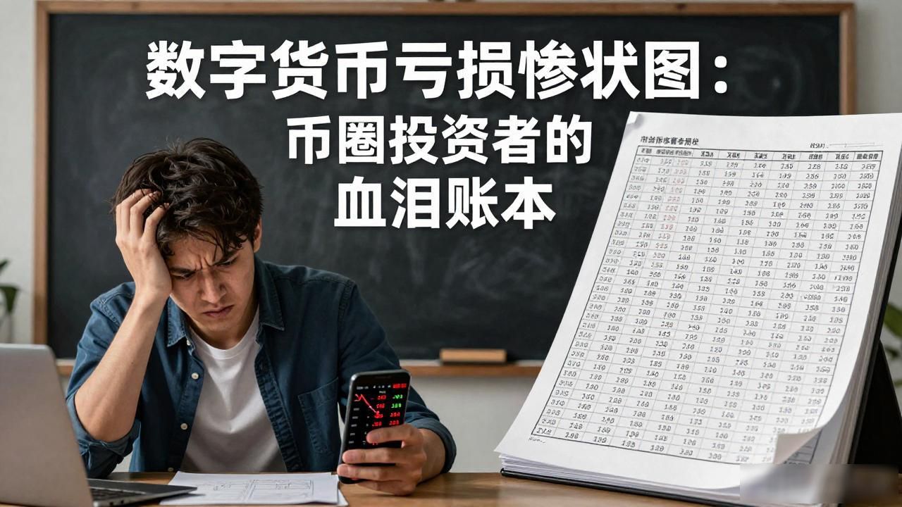 数字货币亏损惨状图:币圈投资者的血泪账本