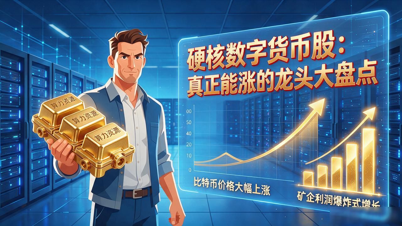 硬核数字货币股:真正能涨的龙头大盘点