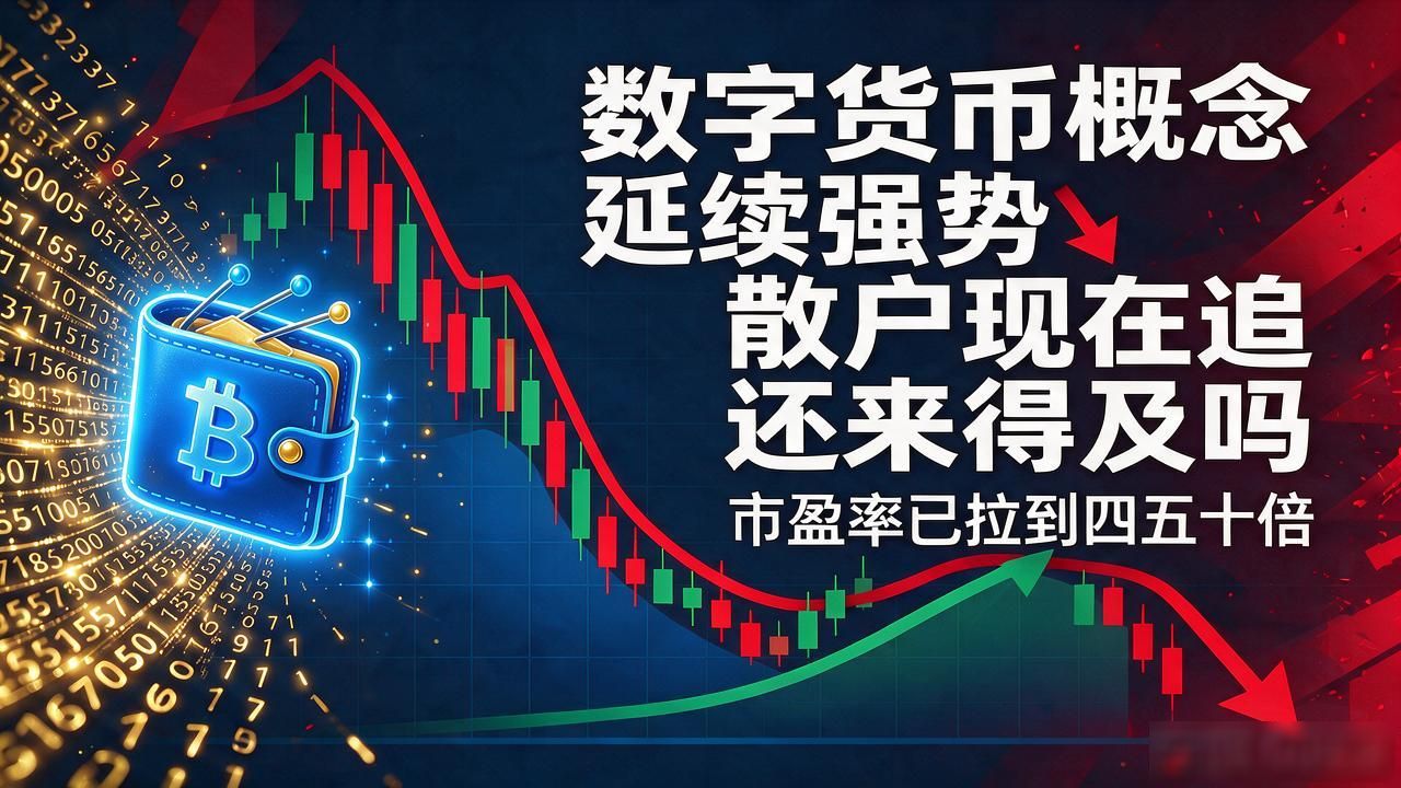 数字货币概念延续强势 散户现在追还来得及吗