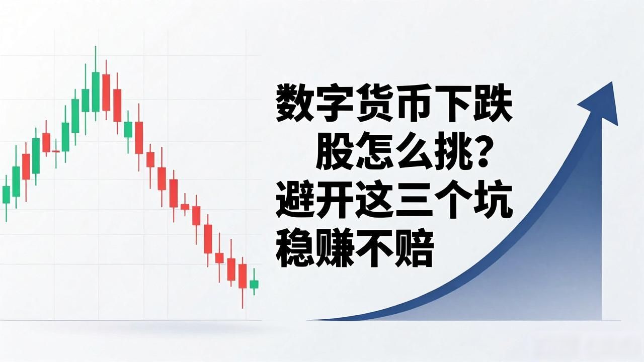数字货币下跌股怎么挑?避开这三个坑稳赚不赔