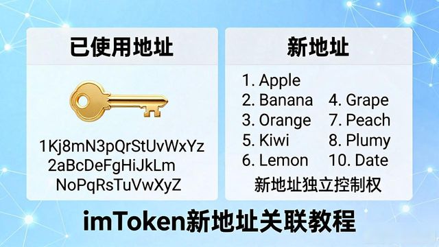 imToken新地址如何关联多个钱包?一招搞定