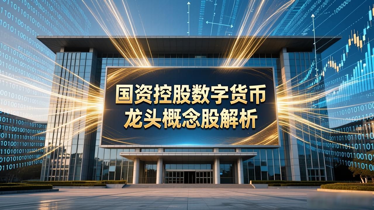 国资控股数字货币龙头概念股解析