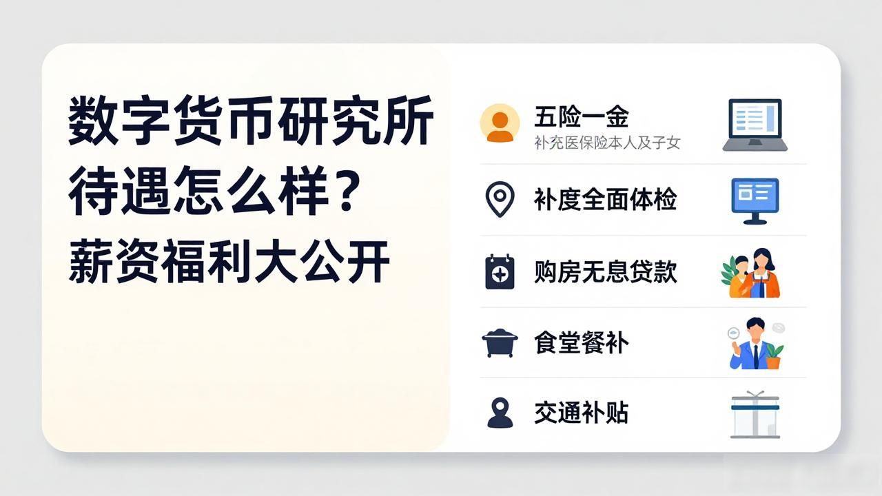 数字货币研究所待遇怎么样?薪资福利大公开