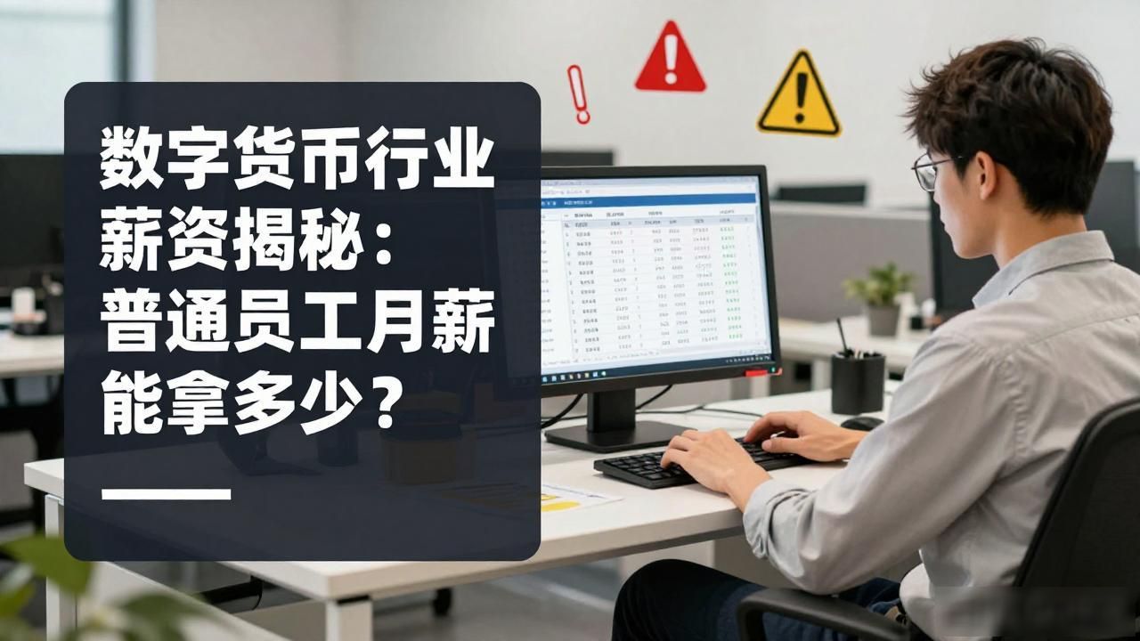 数字货币行业薪资揭秘:普通员工月薪能拿多少?