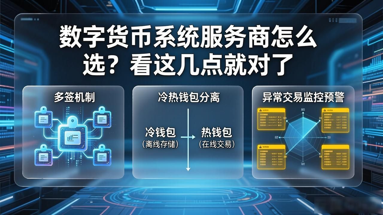 数字货币系统服务商怎么选?看这几点就对了