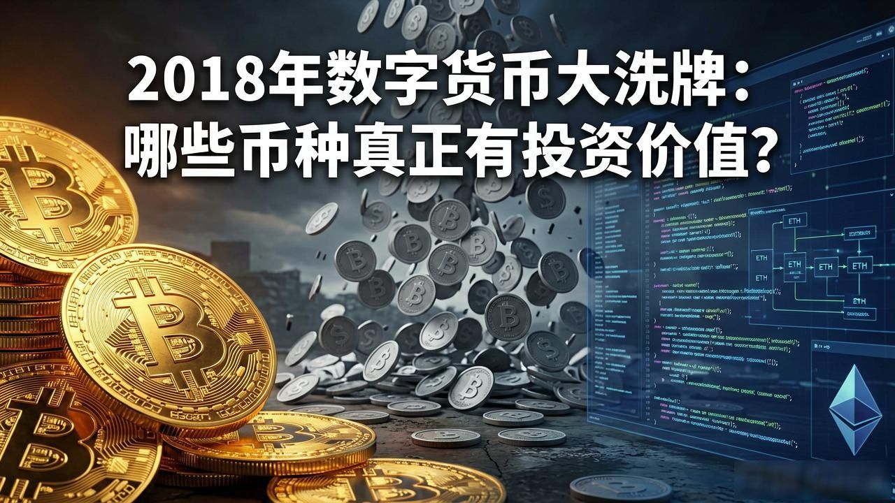 2018年数字货币大洗牌:哪些币种真正有投资价值?
