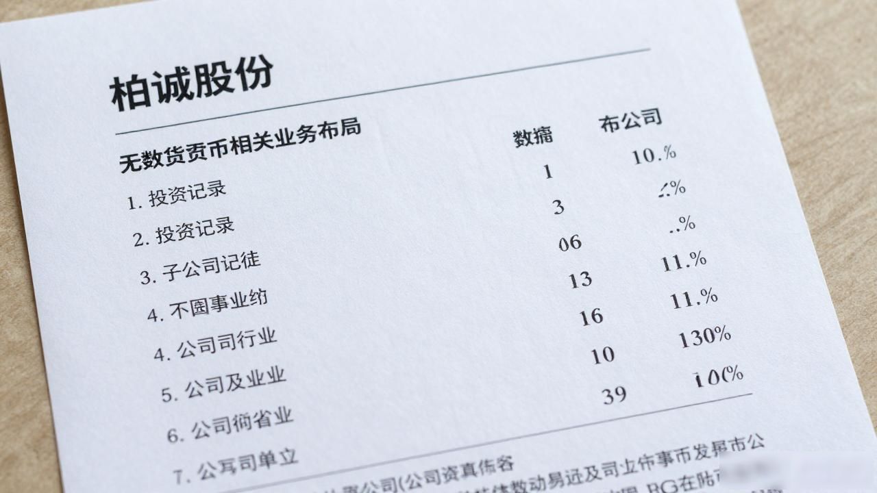 柏诚股份到底有没有数字货币业务?