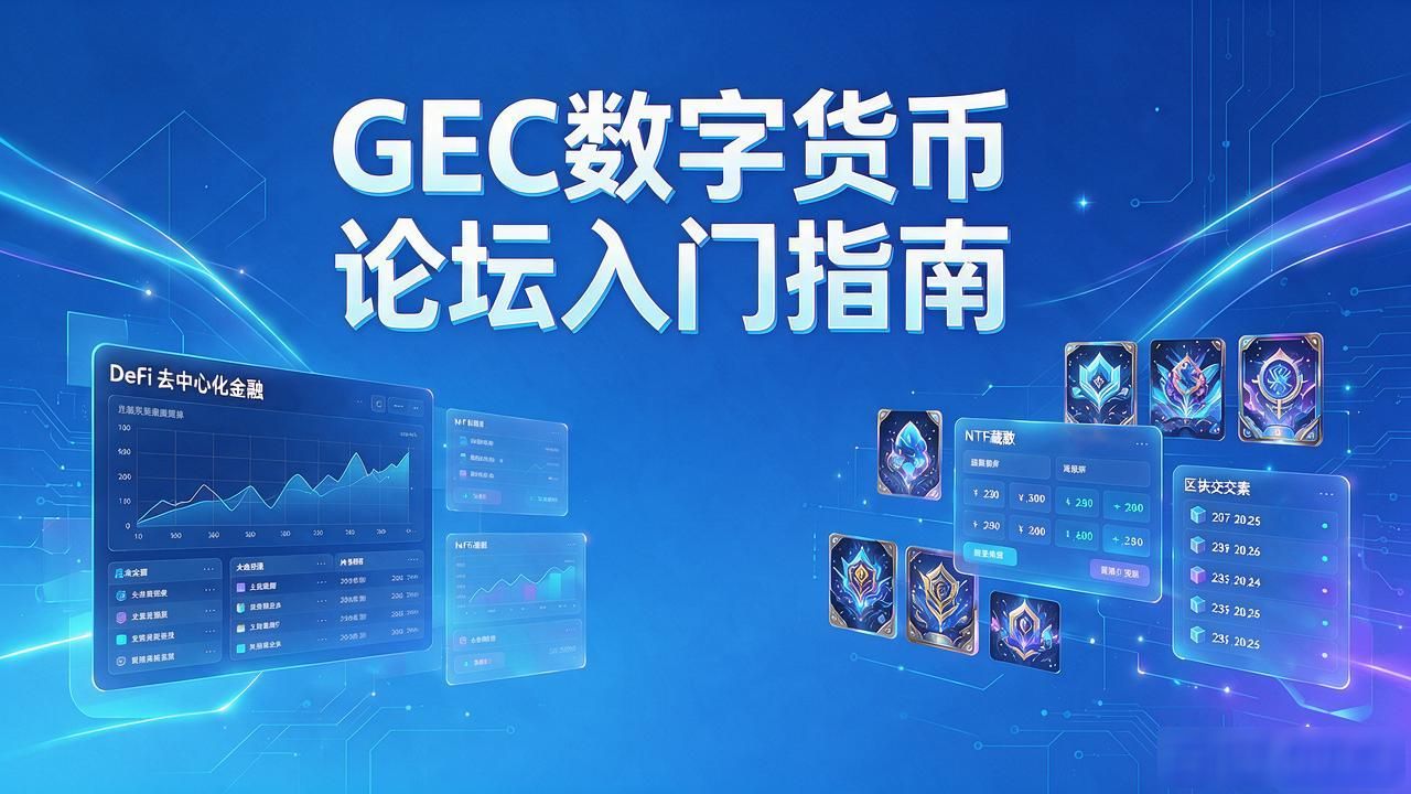 GEC数字货币论坛入门指南:新手必看的核心功能与使用技巧