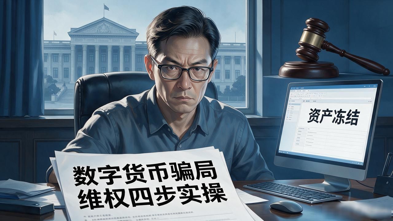 被数字货币骗局骗了几十万怎么维权?这四步实操真的能追回钱