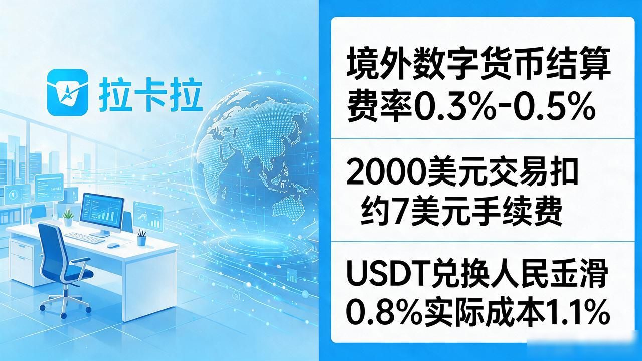 拉卡拉数字货币国外到底能不能用?跨境商家跑了一个月实测