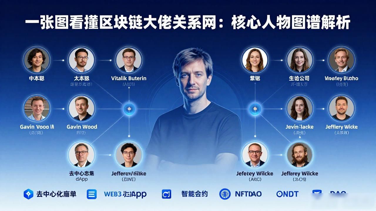 一张图看懂区块链大佬关系网:核心人物图谱解析