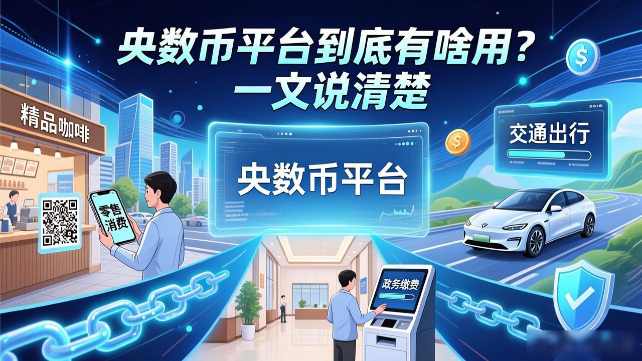 央数币平台到底有啥用?一文说清楚
