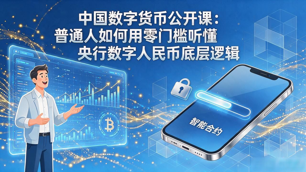 中国数字货币公开课:普通人如何用零门槛听懂央行数字人民币底层逻辑