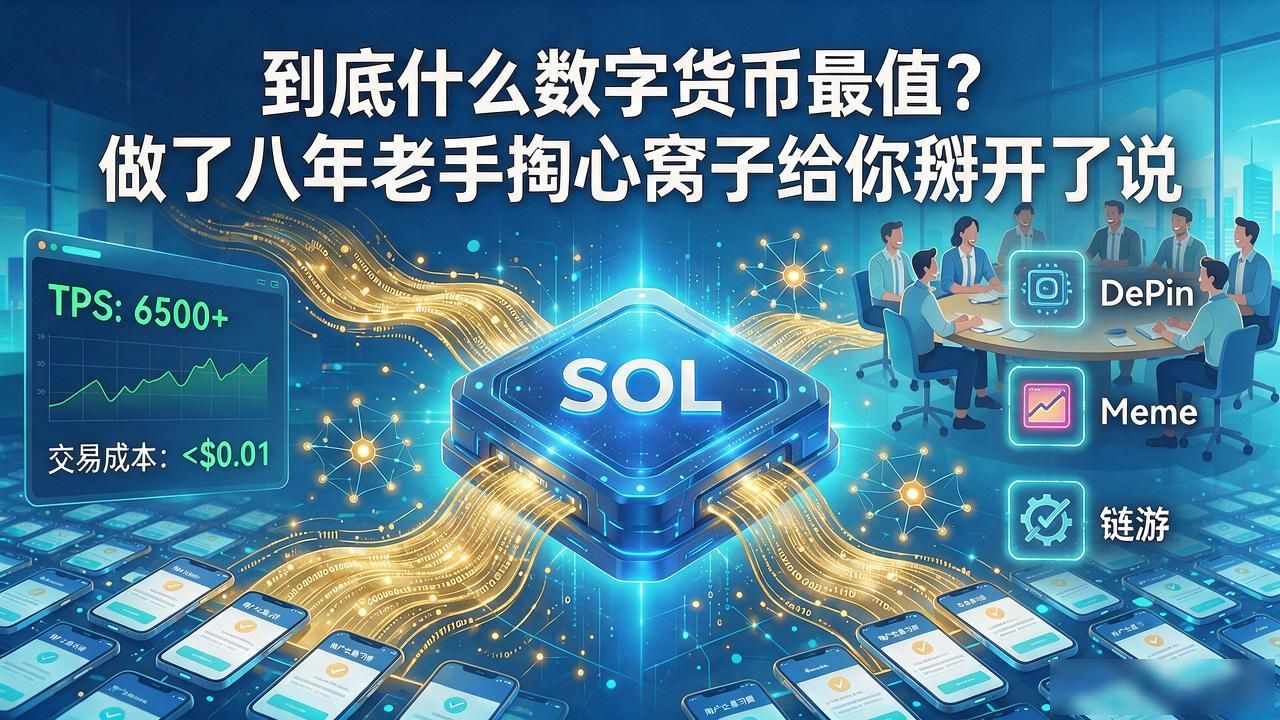 到底什么数字货币最值?做了八年老手掏心窝子给你掰开了说
