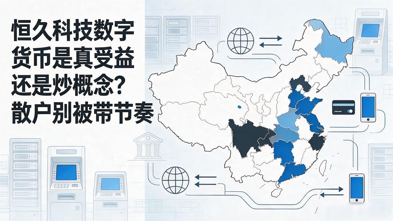 恒久科技数字货币是真受益还是炒概念?散户别被带节奏