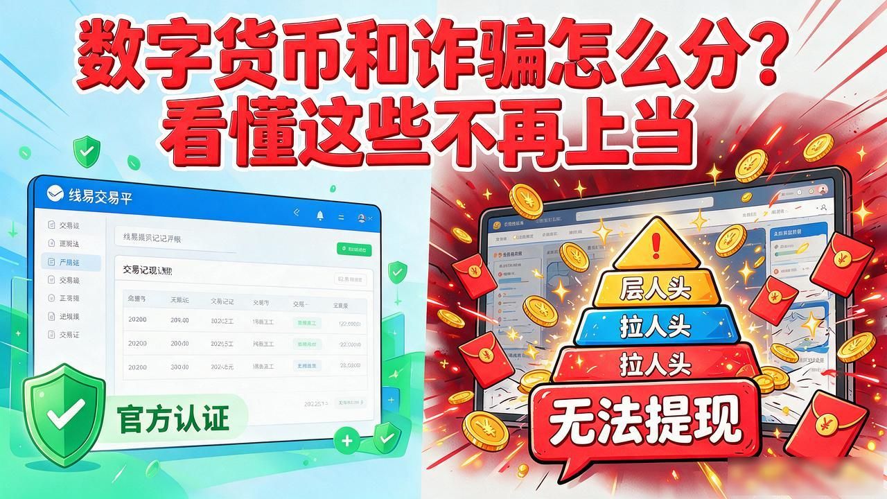 数字货币和诈骗怎么分?看懂这些不再上当