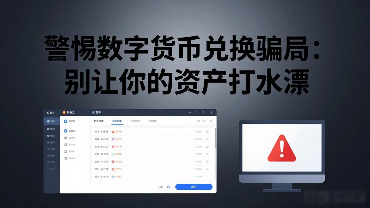警惕数字货币兑换骗局:别让你的资产打水漂