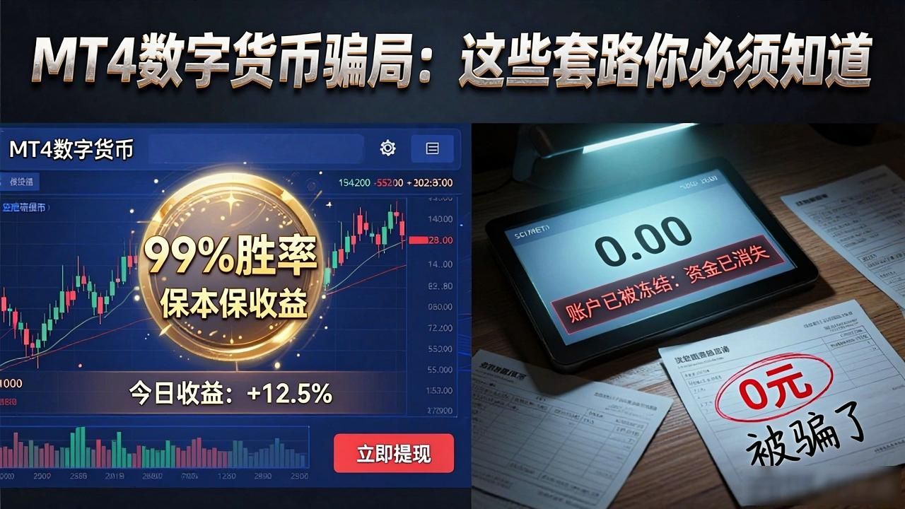 MT4数字货币骗局:这些套路你必须知道