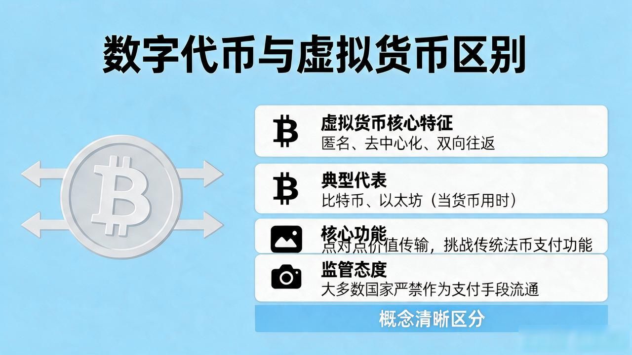 数字代币与虚拟货币区别?一文理清概念