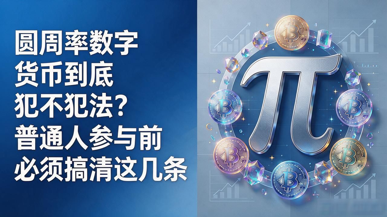 圆周率数字货币到底犯不犯法?普通人参与前必须搞清这几条